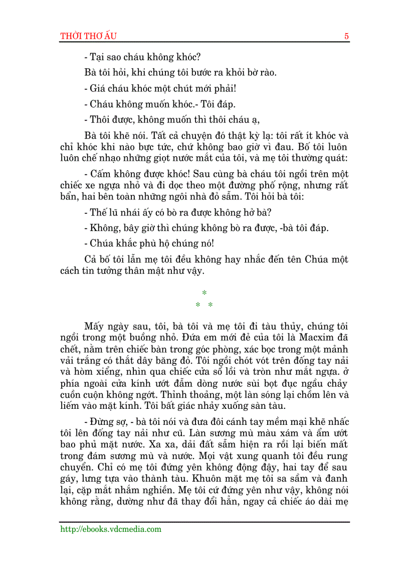 image for page Ebook Thời thơ ấu