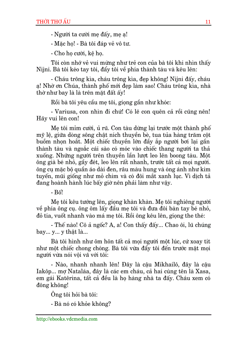 image for page Ebook Thời thơ ấu