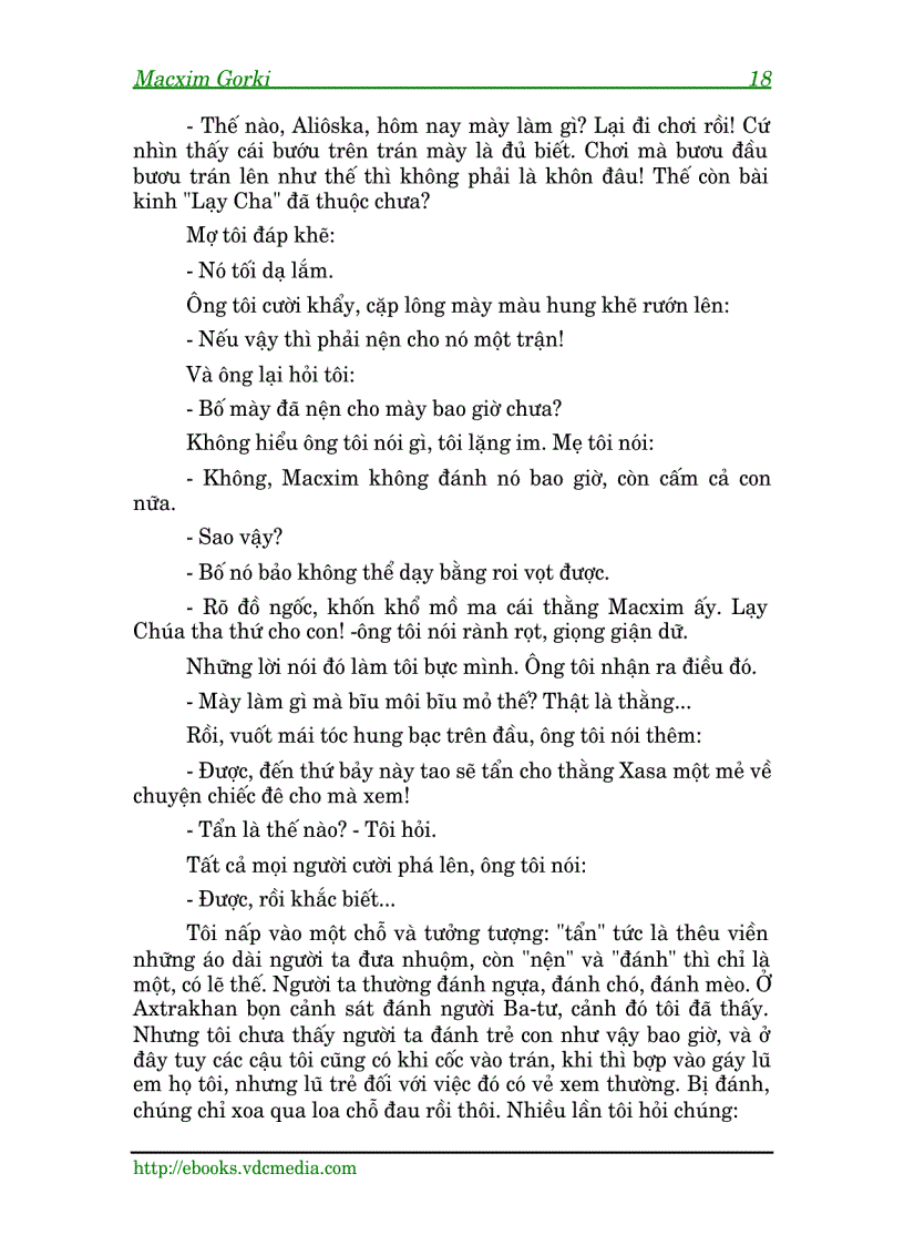 image for page Ebook Thời thơ ấu