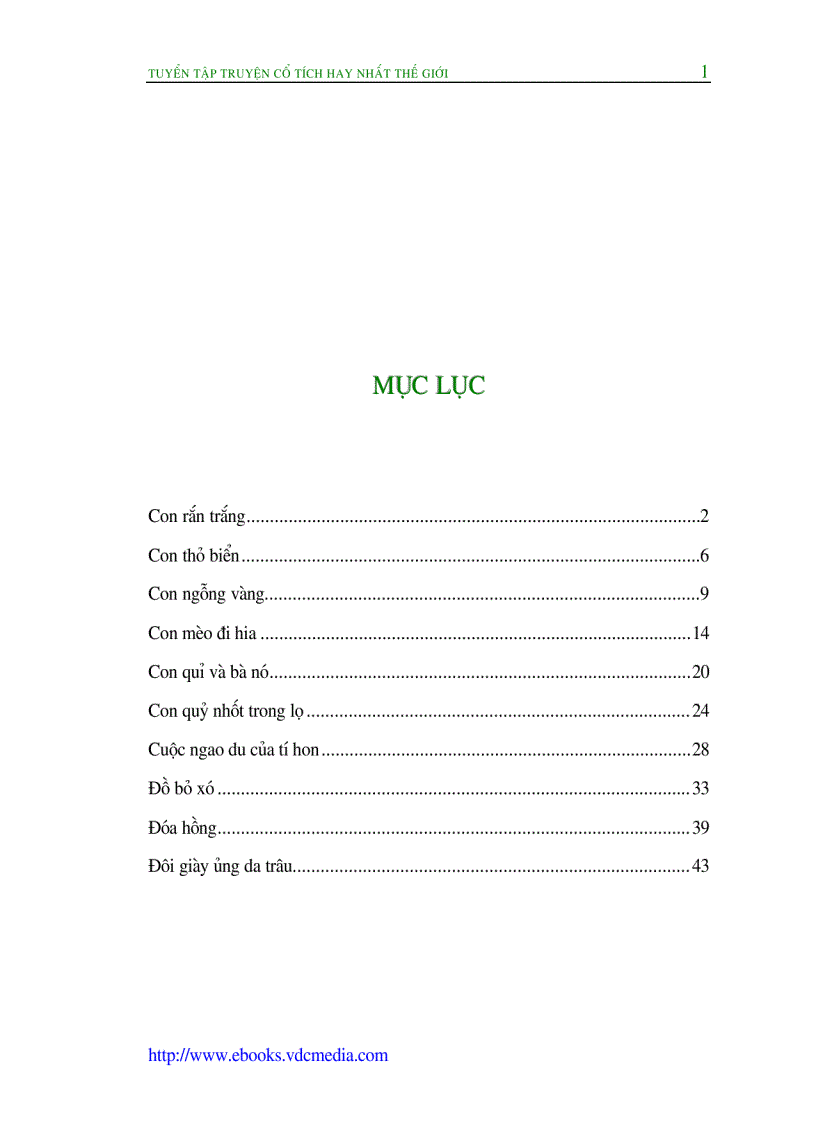 image for page Ebook Truyện cổ tích hay nhất thế giới 2