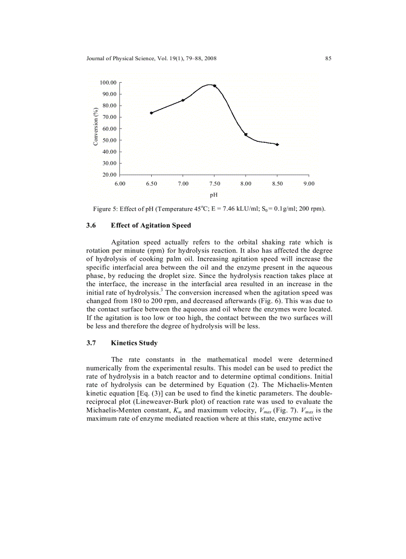 image for page Preliminary Studies for Production of Fatty Acids from Hydrolysis of Cooking Palm Oil Using C rugosa Lipase