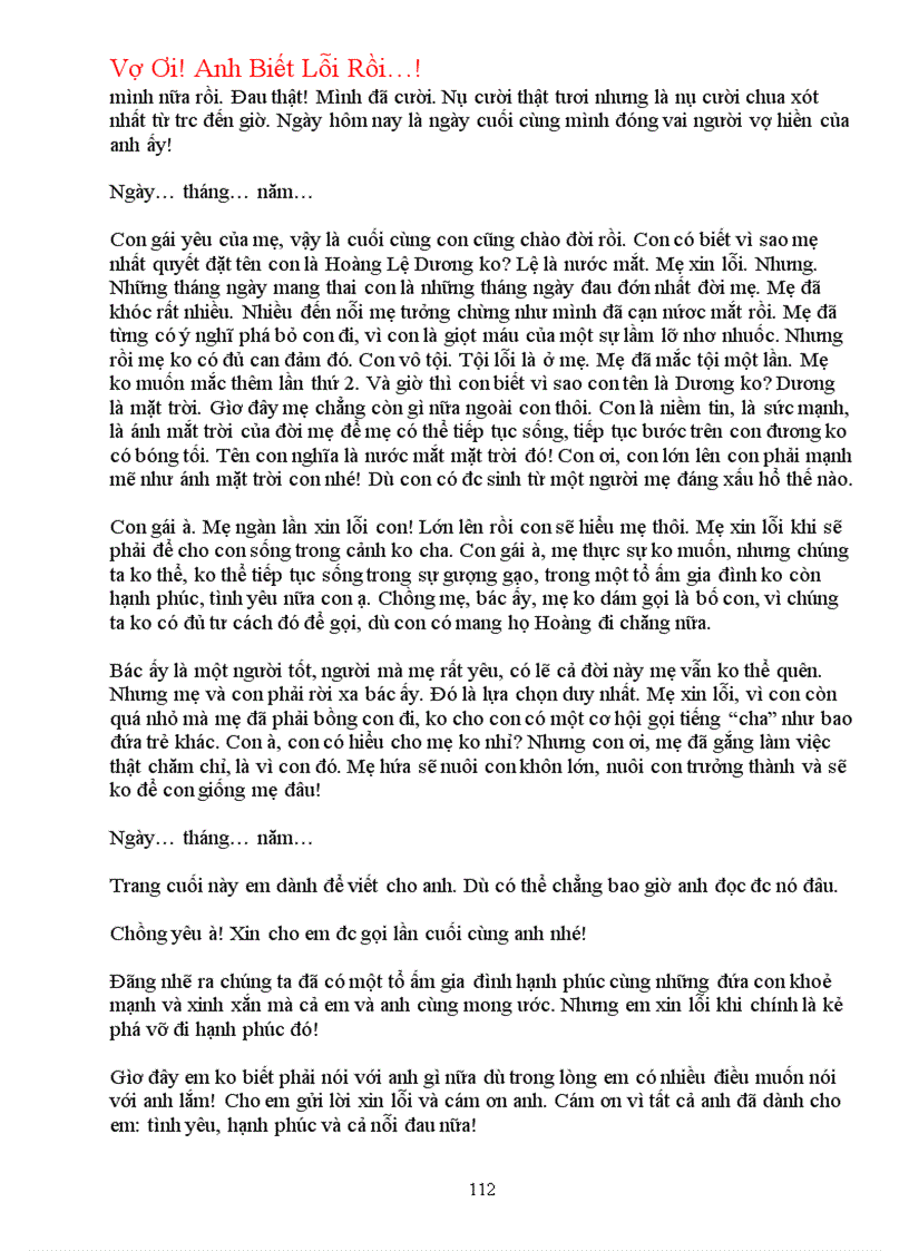 image for page Vợ ơi Anh biết lỗi rồi
