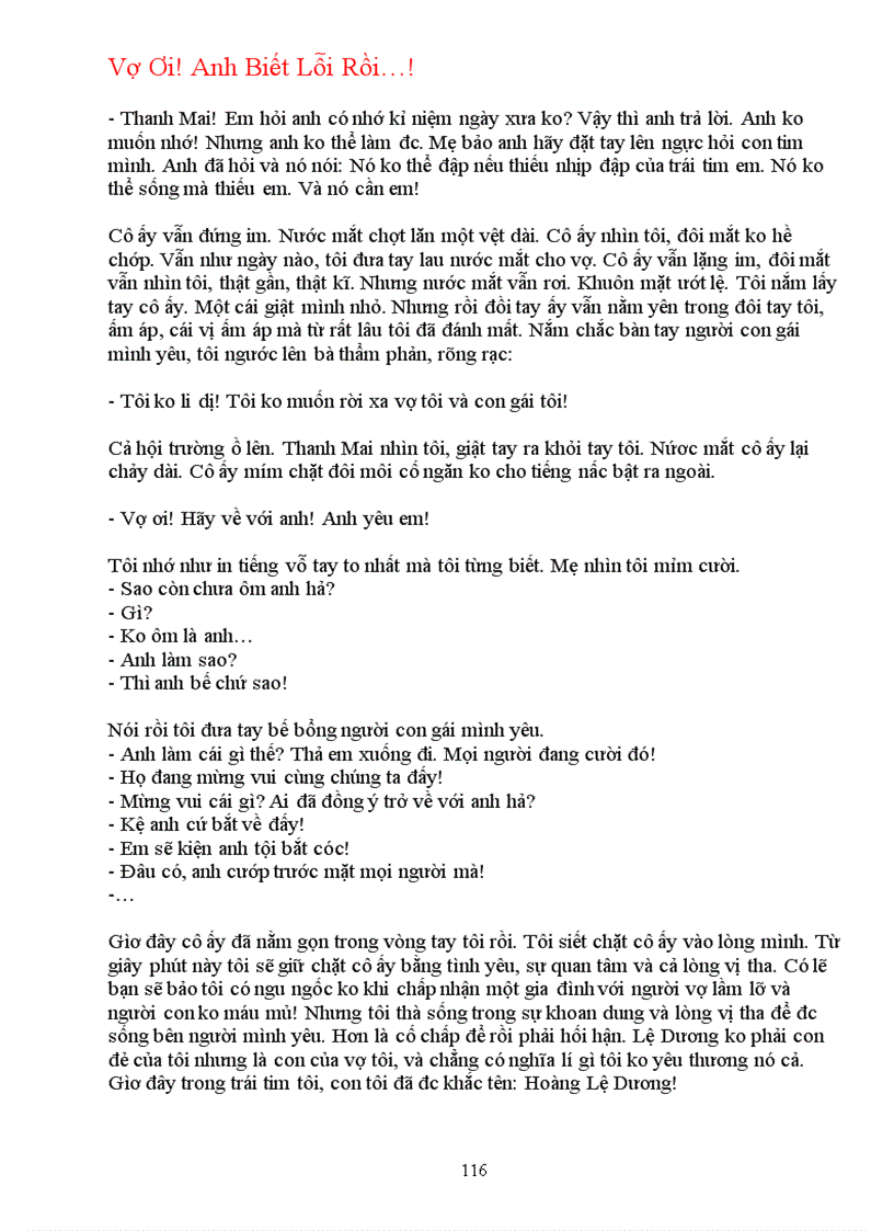 image for page Vợ ơi Anh biết lỗi rồi