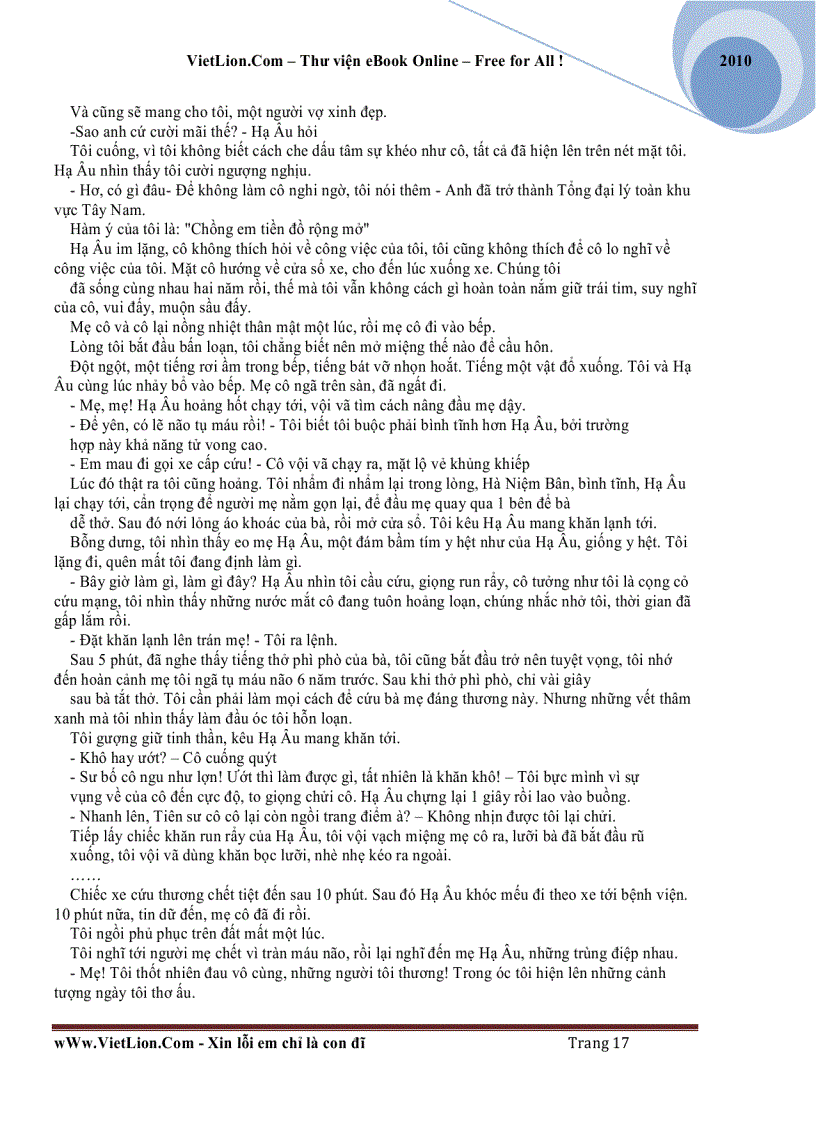 image for page Xin lỗi em chỉ là con đĩ Tào Đình