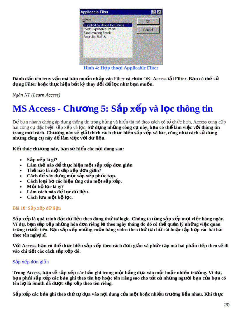 image for page Hoc access