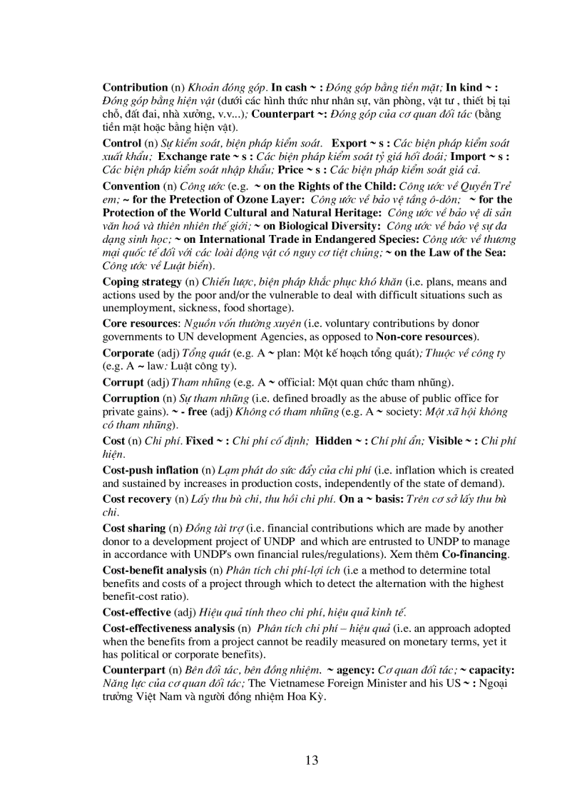 image for page Từ điển Anh Việt ngành Môi Trường