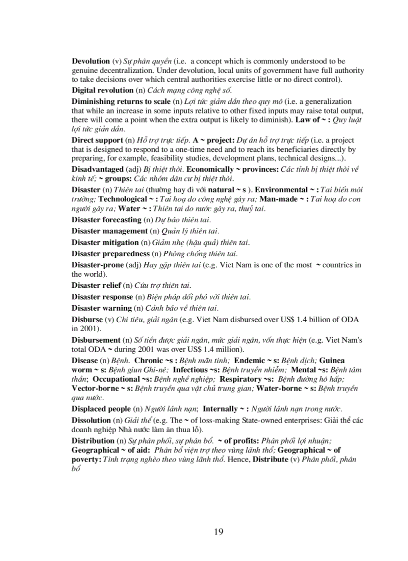 image for page Từ điển Anh Việt ngành Môi Trường