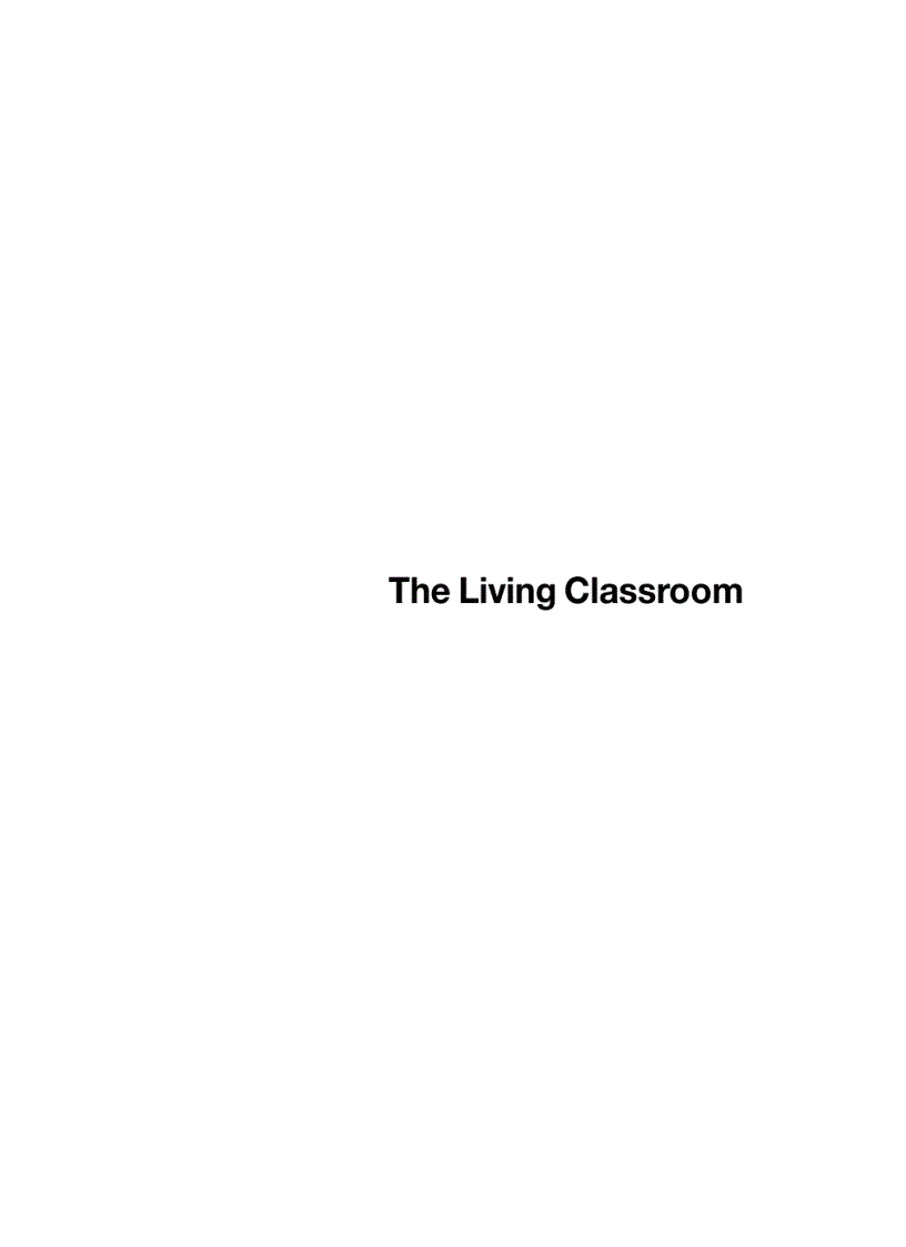 image for page The Living Classroom Teaching and Collective Consciousness