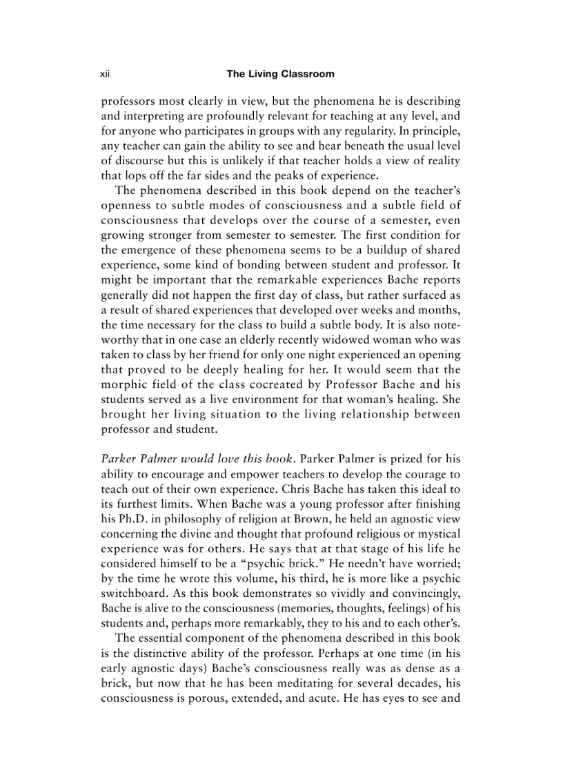 image for page The Living Classroom Teaching and Collective Consciousness