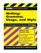 Writing Grammar Usage and Style