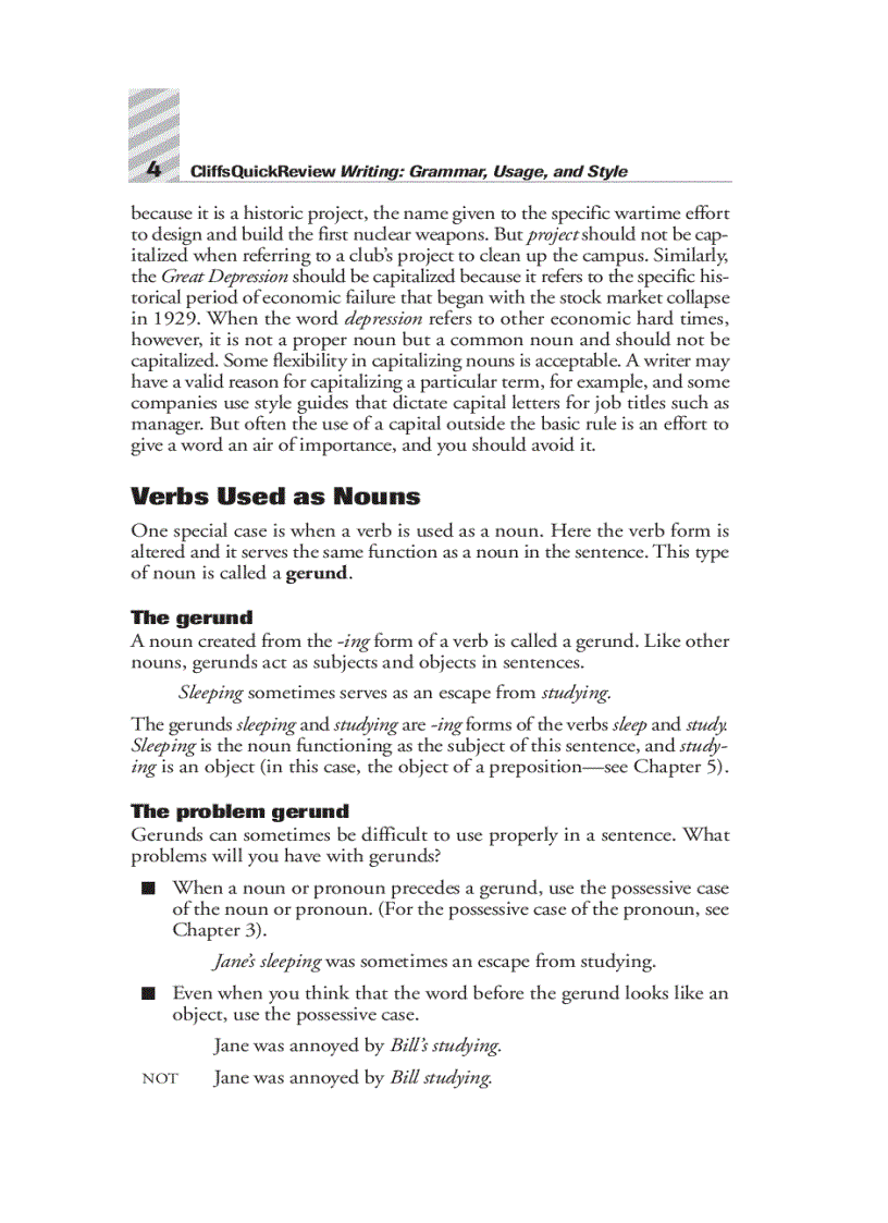 image for page Writing Grammar Usage and Style