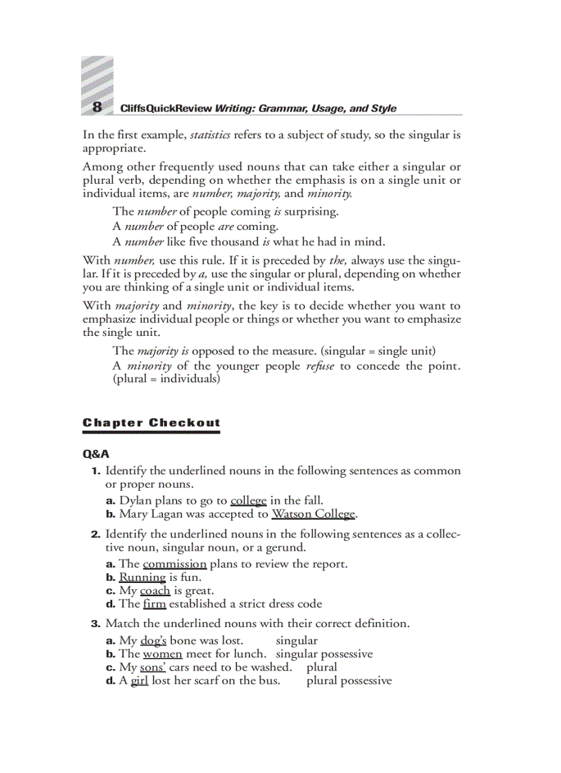 image for page Writing Grammar Usage and Style