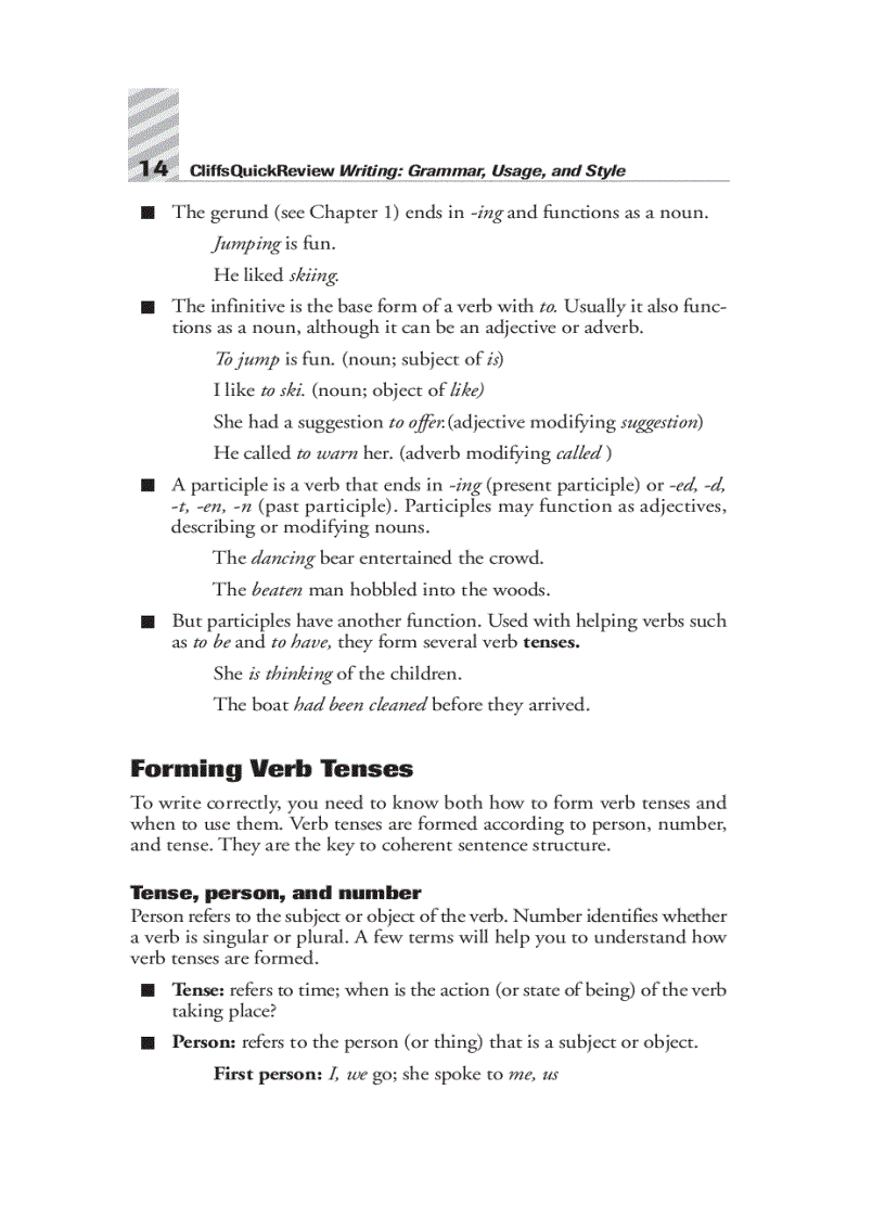 image for page Writing Grammar Usage and Style