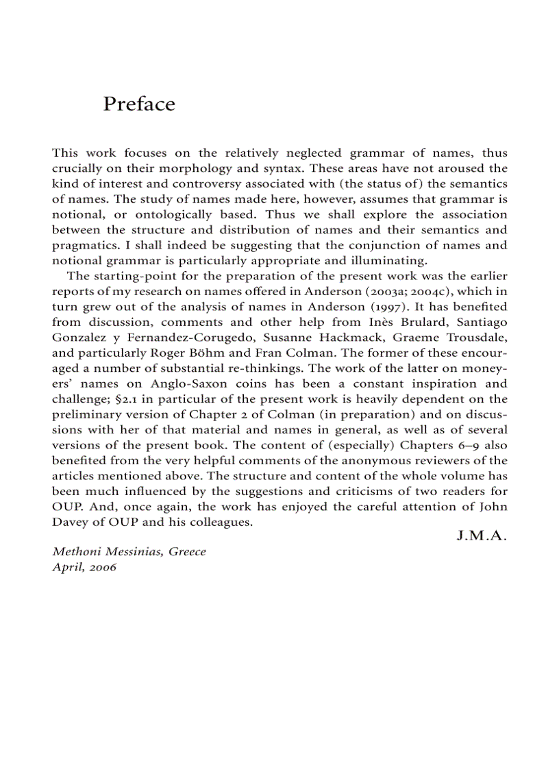 image for page The Grammar of Names Linguistics