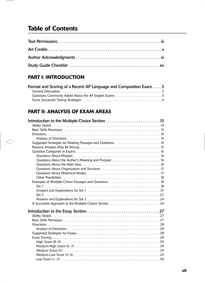 image for page AP English Language and Composition 3rd Edition