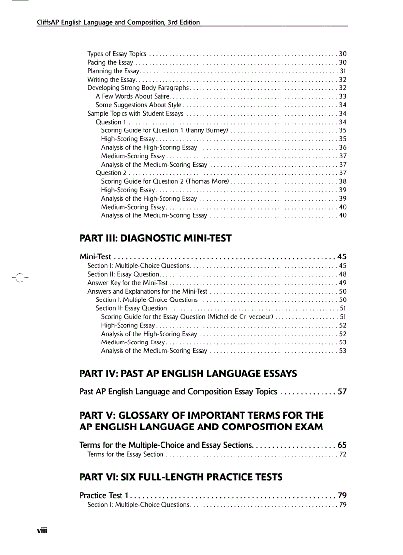 image for page AP English Language and Composition 3rd Edition