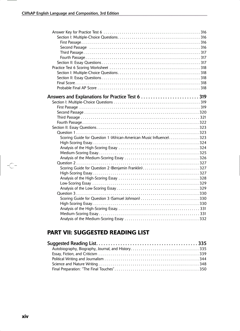 image for page AP English Language and Composition 3rd Edition