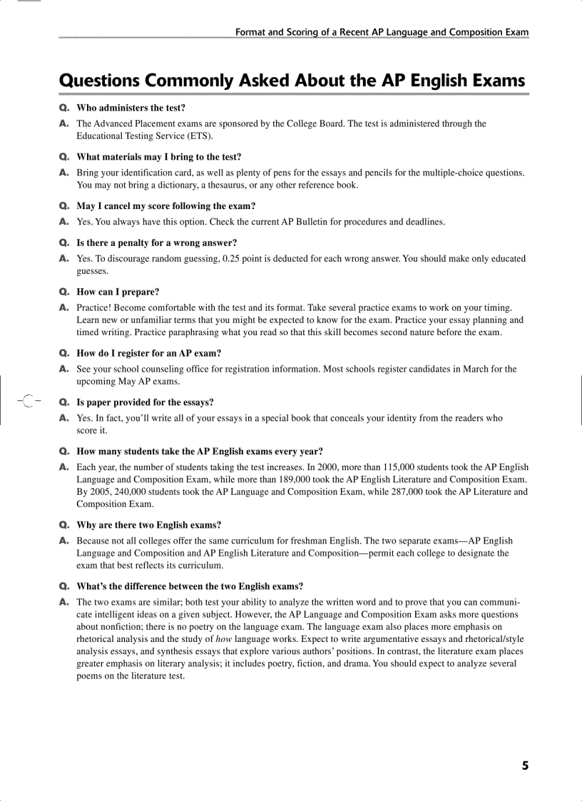 image for page AP English Language and Composition 3rd Edition