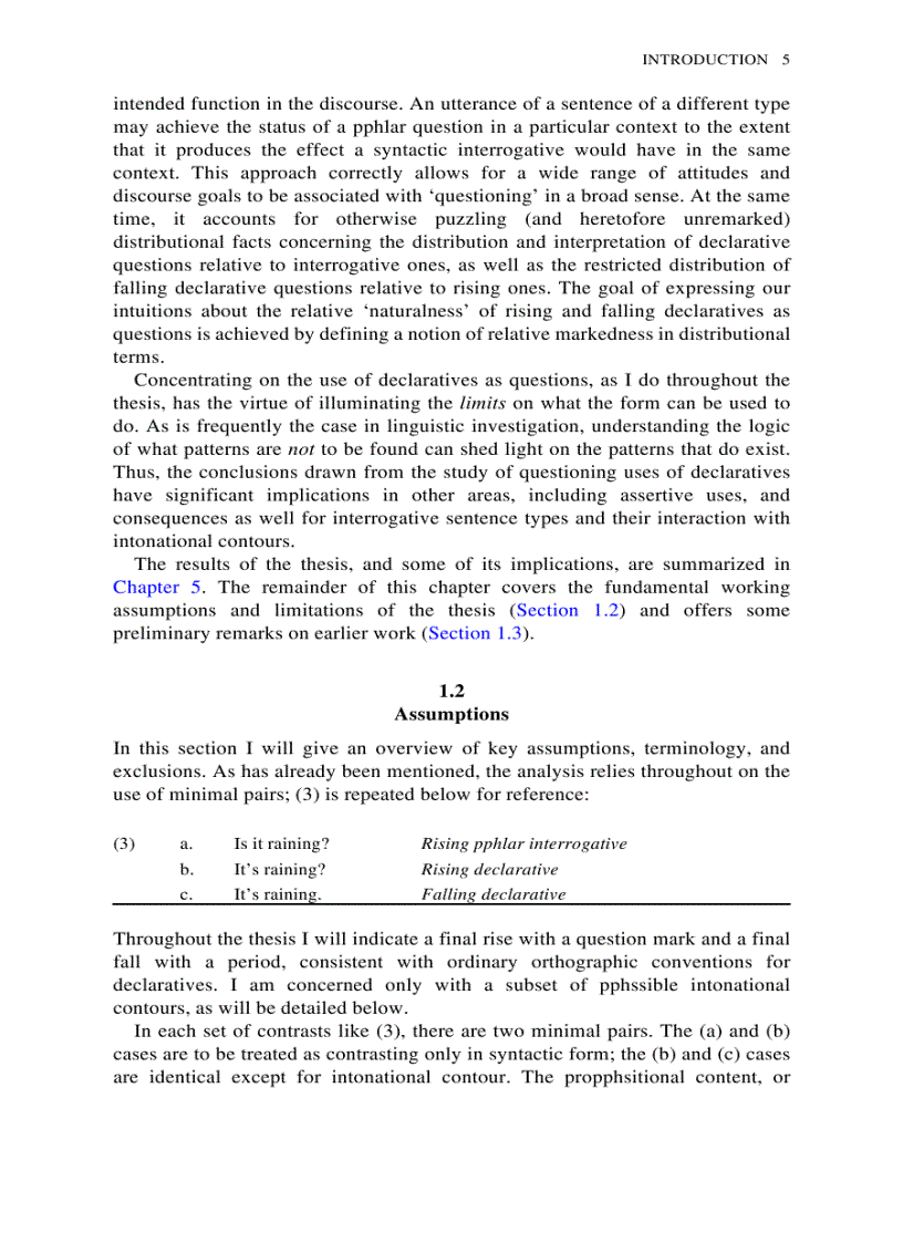 image for page True to Form Rising and Falling Declaratives as Questions in English