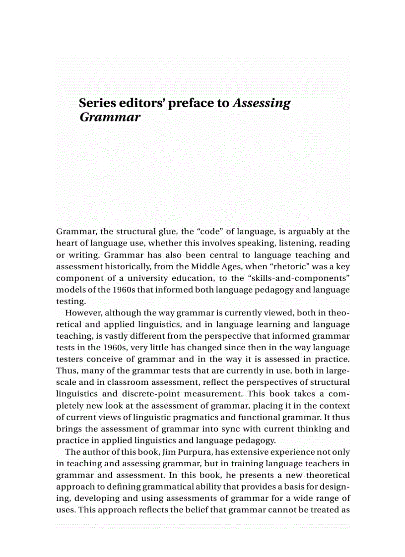 image for page Assessing Grammar