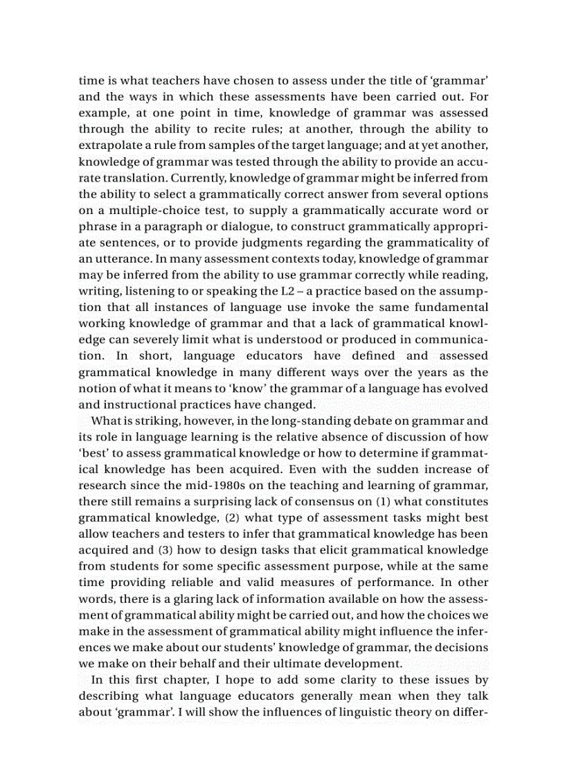 image for page Assessing Grammar