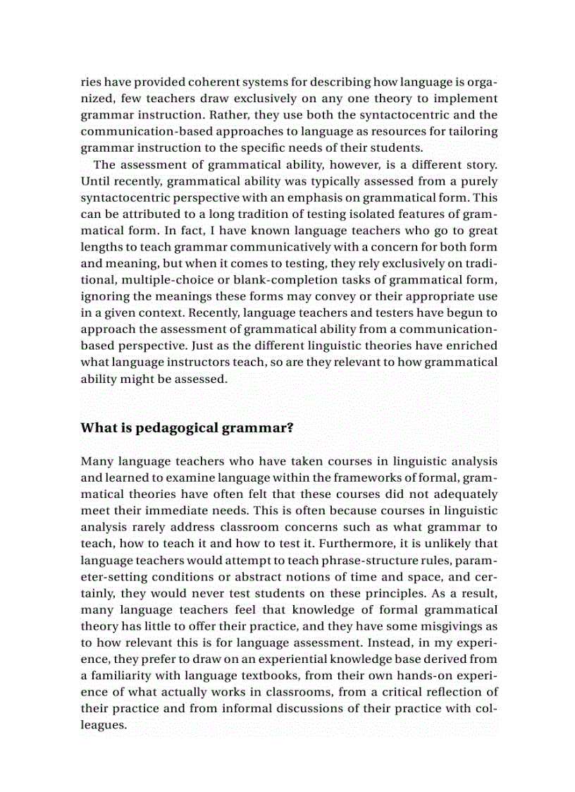 image for page Assessing Grammar