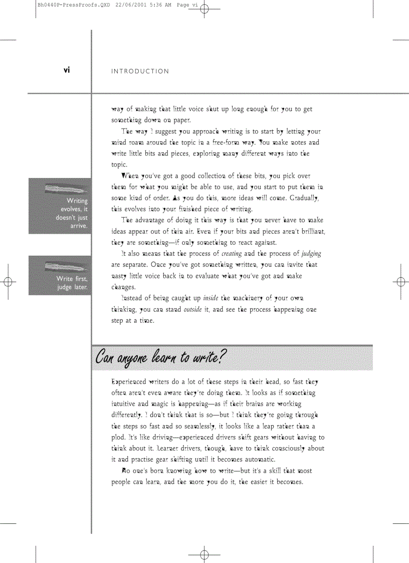 image for page Writing from Start to Finish a six step guide