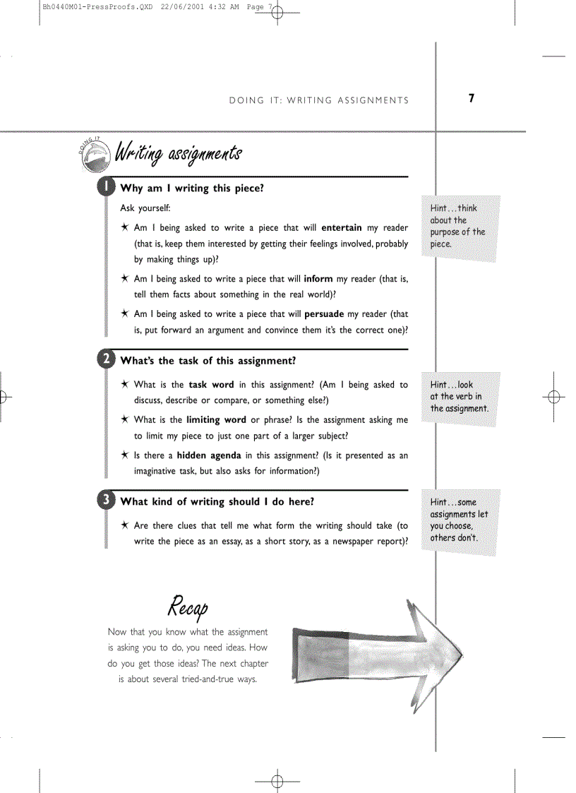 image for page Writing from Start to Finish a six step guide