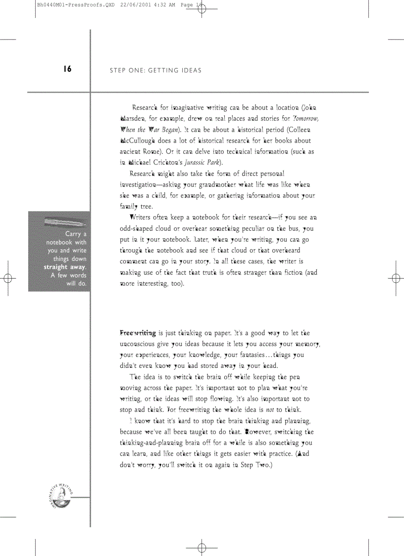 image for page Writing from Start to Finish a six step guide