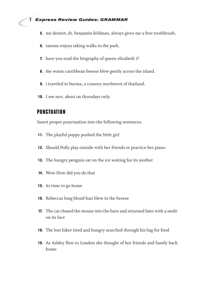 image for page Express Review Guides Grammar