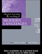 Effective Learning and Teaching in Modern Languages