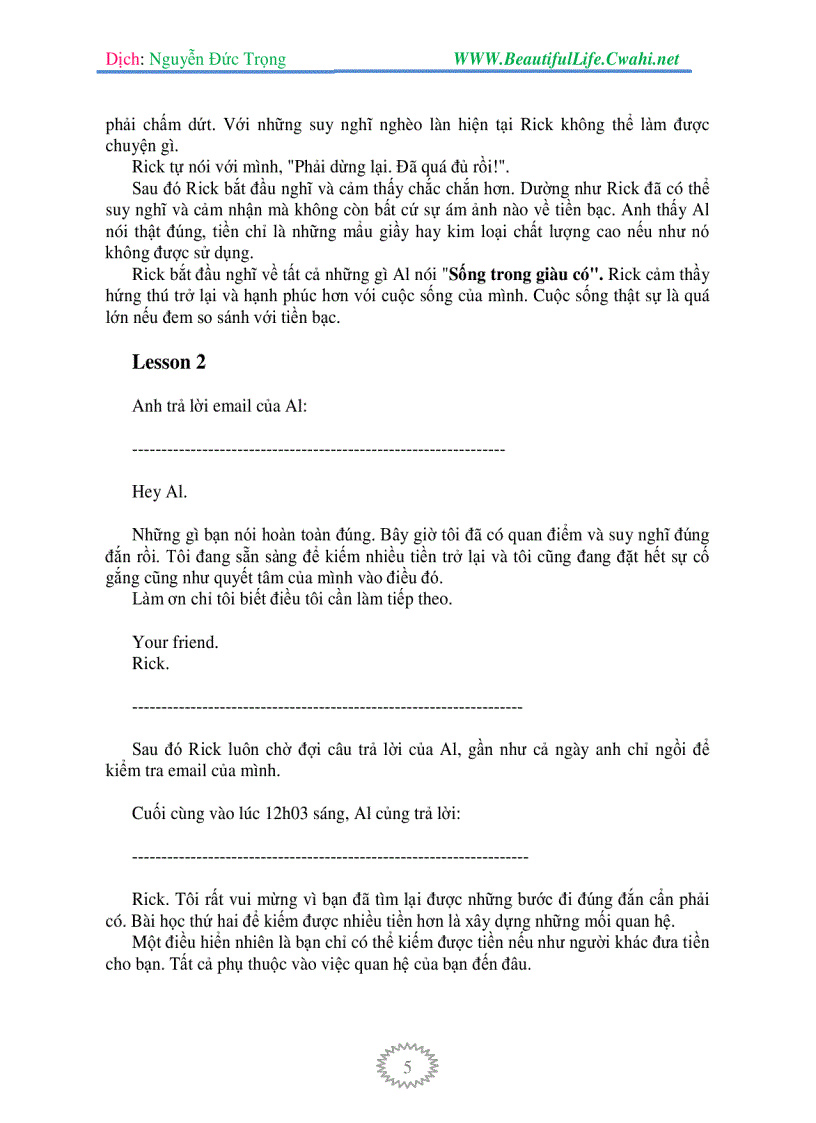 image for page 5 Bài Học Ghi Nhớ để Trở Thành Người Giàu Có