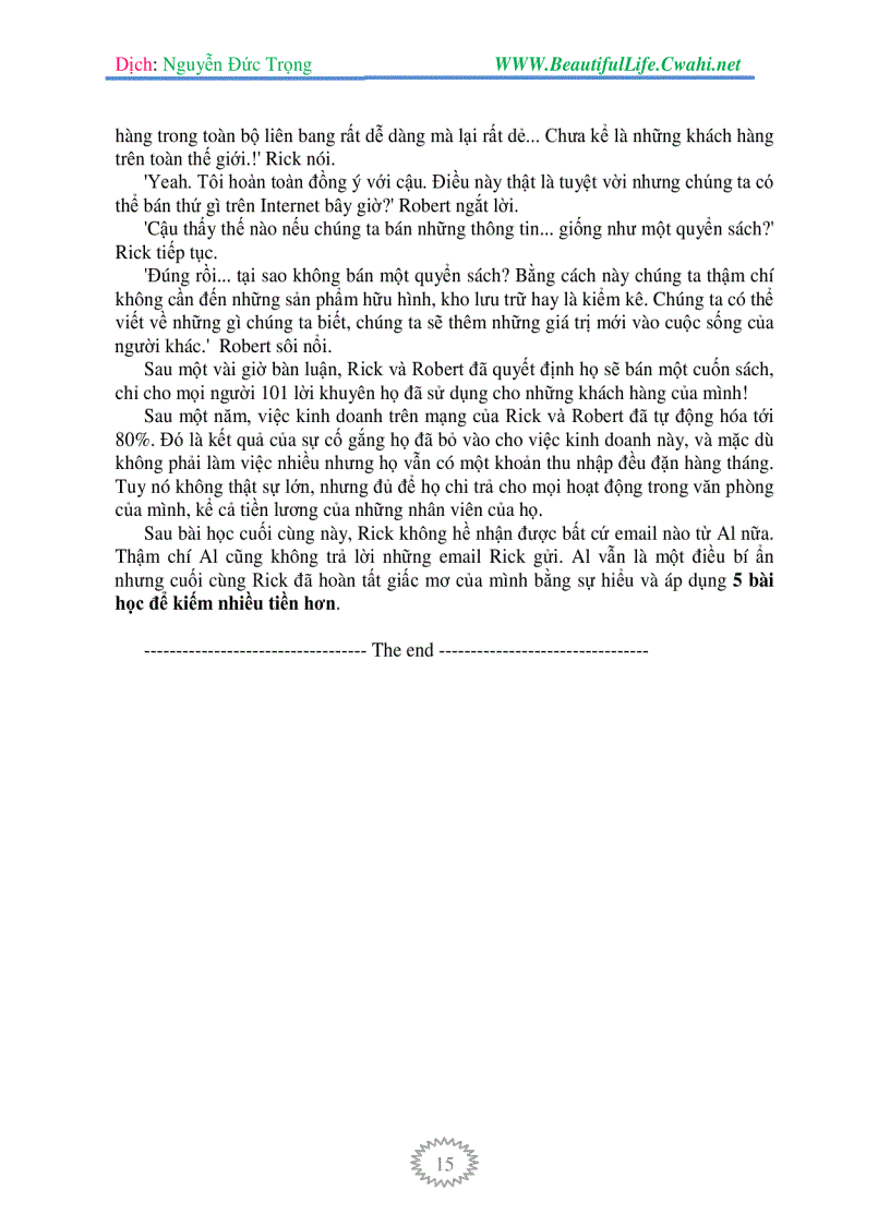 image for page 5 Bài Học Ghi Nhớ để Trở Thành Người Giàu Có