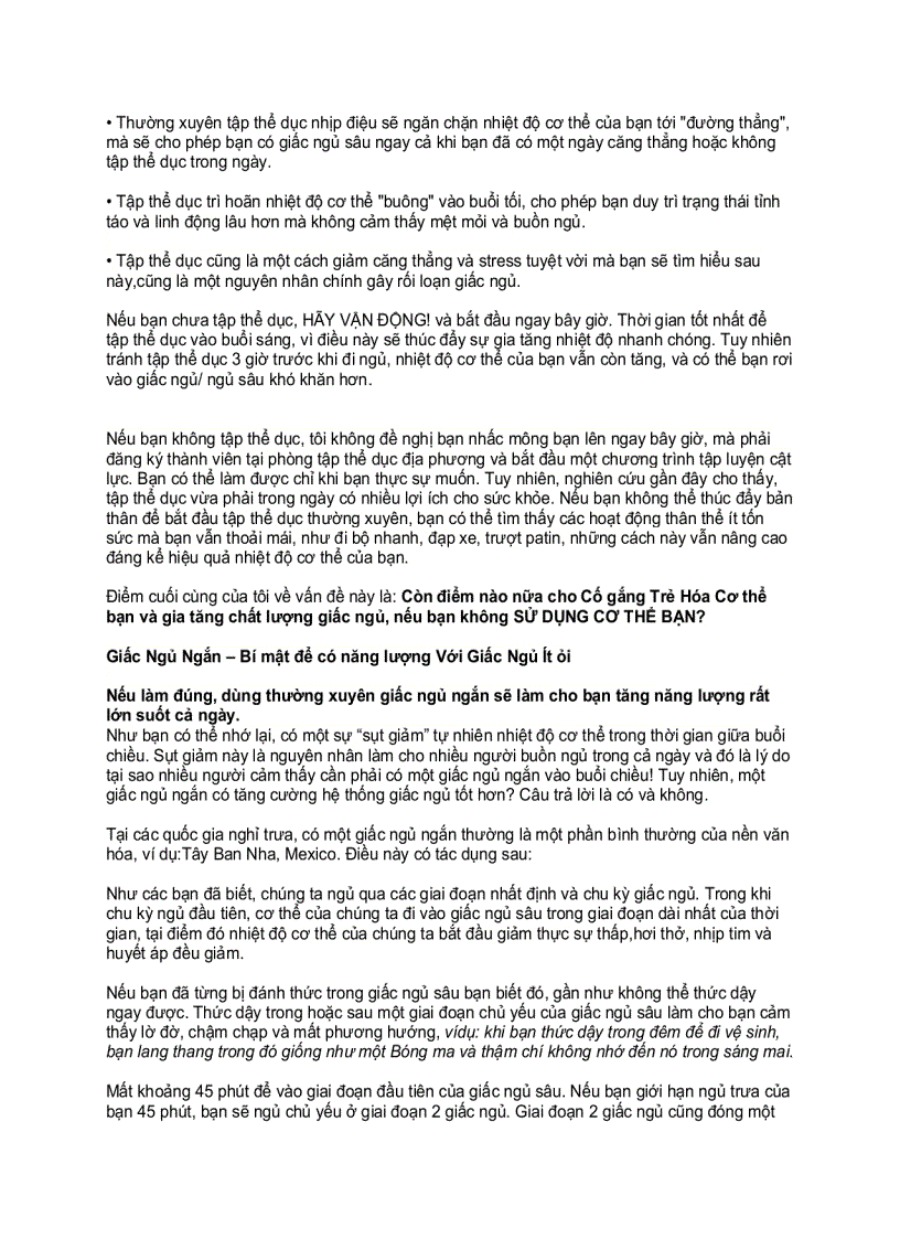 image for page Làm cách nào để ngủ ít hơn mà vẫn làm việc nhiều hơn Tiếng Việt