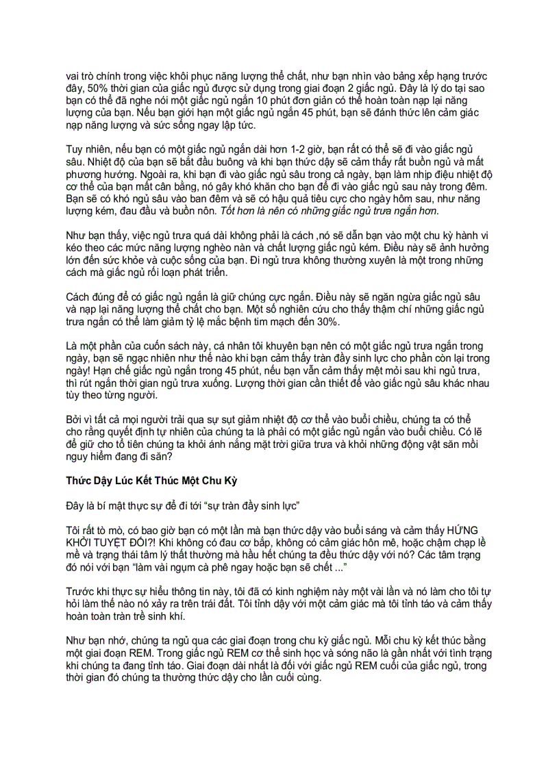 image for page Làm cách nào để ngủ ít hơn mà vẫn làm việc nhiều hơn Tiếng Việt