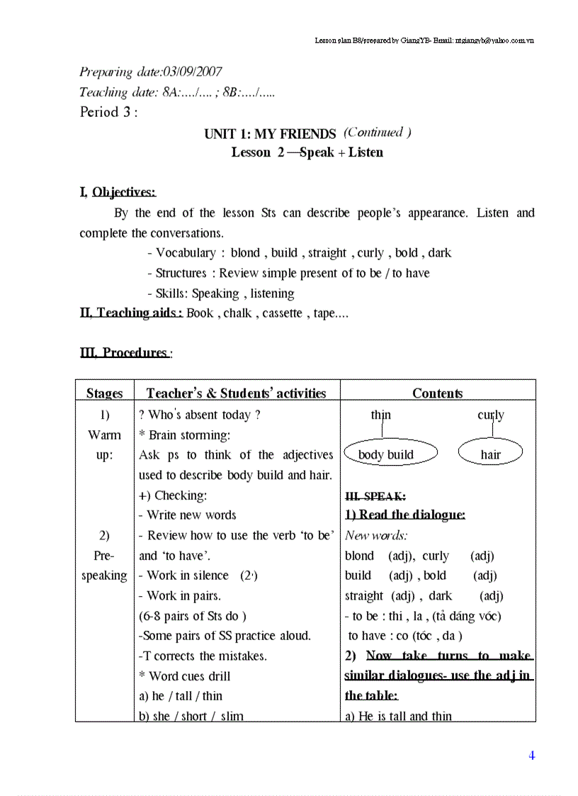 image for page Giao an tieng anh lop 8