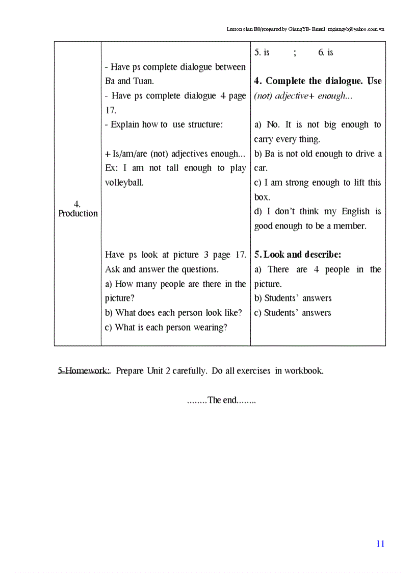 image for page Giao an tieng anh lop 8
