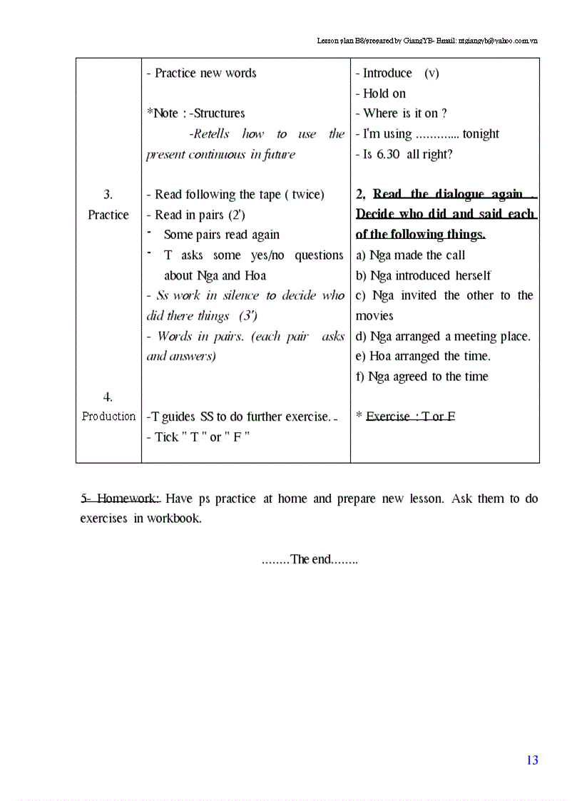 image for page Giao an tieng anh lop 8