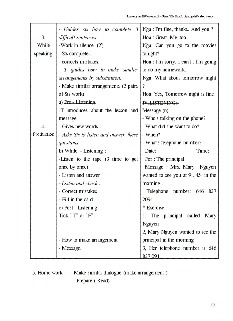 image for page Giao an tieng anh lop 8