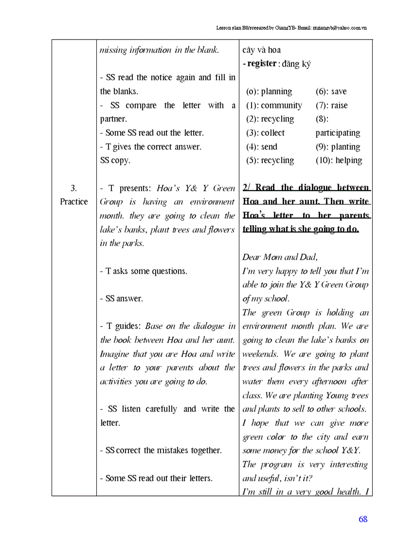 image for page Giao an tieng anh lop 8