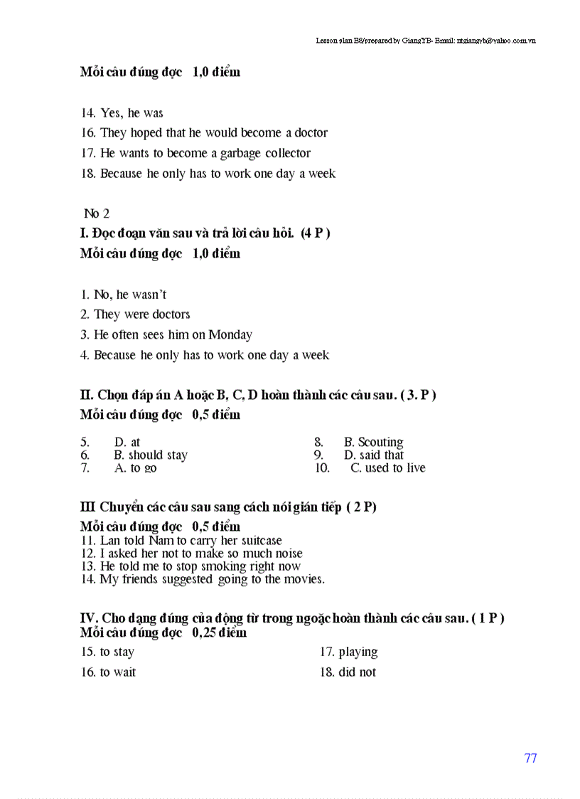 image for page Giao an tieng anh lop 8