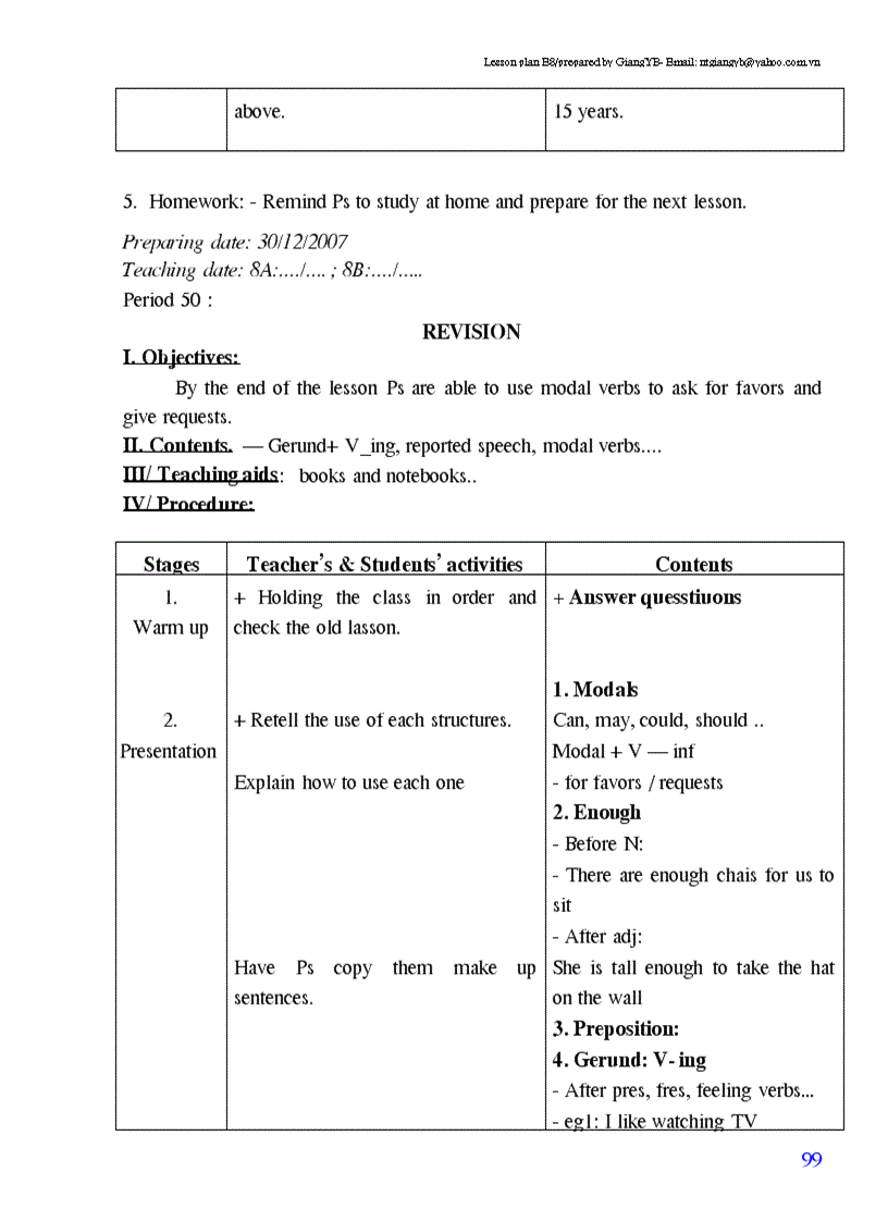 image for page Giao an tieng anh lop 8