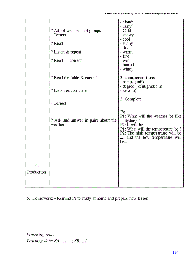 image for page Giao an tieng anh lop 8