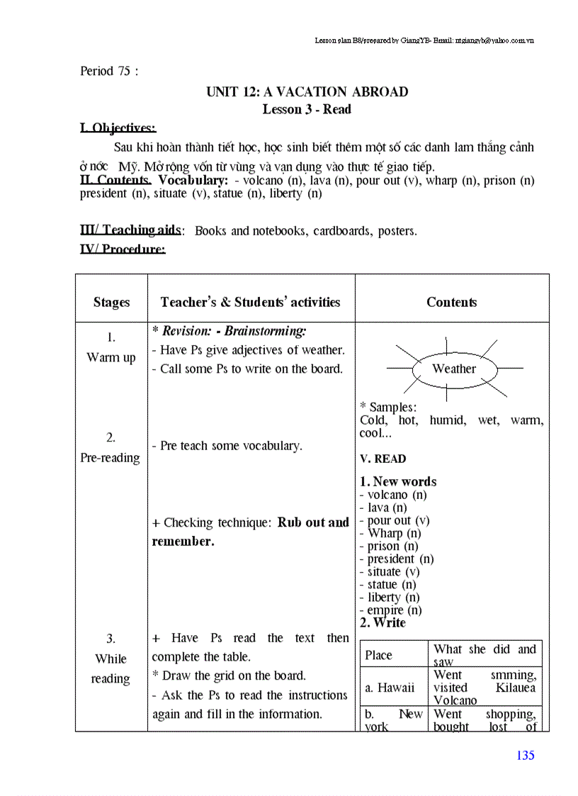 image for page Giao an tieng anh lop 8