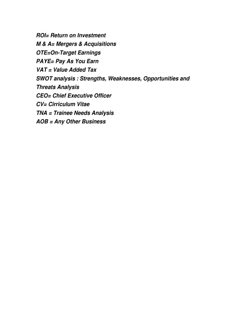 image for page Các từ viết tắt tiếng anh thương mại