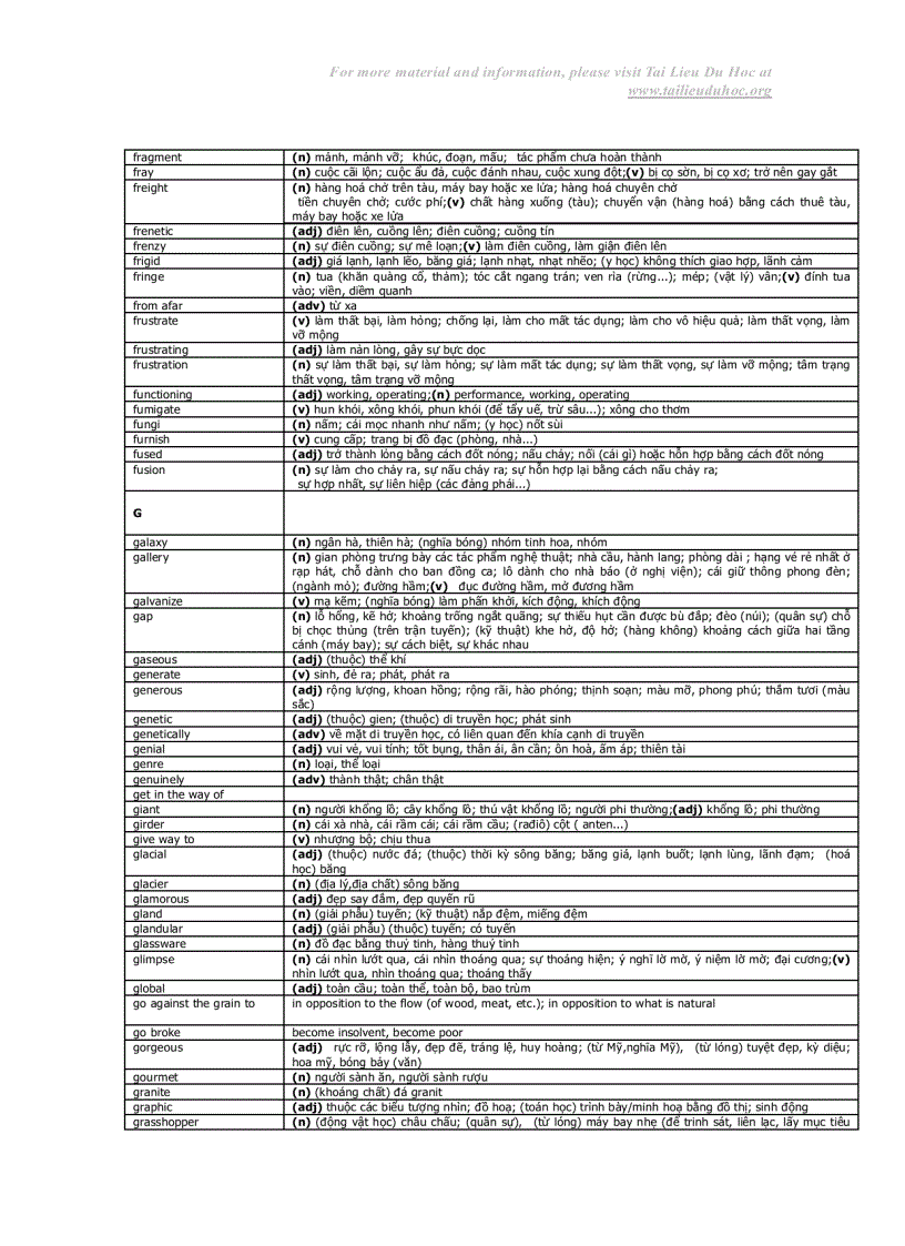 image for page Các từ vựng cần thiết để thi TOEIC