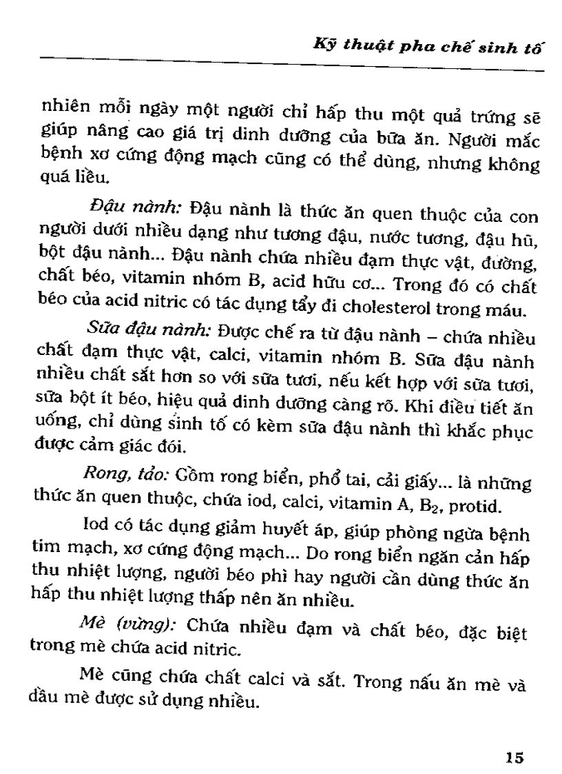 image for page Kỹ thuật pha chế sinh tố Làm đẹp và trị bệnh