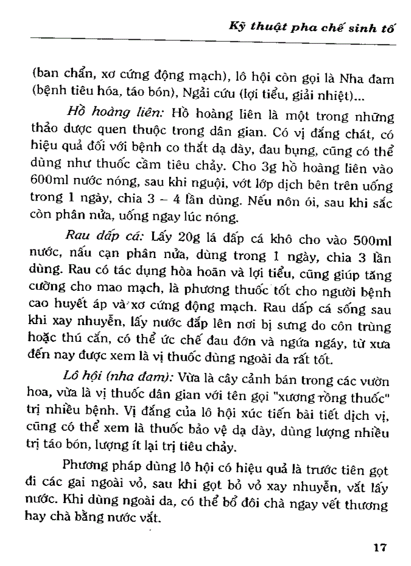 image for page Kỹ thuật pha chế sinh tố Làm đẹp và trị bệnh