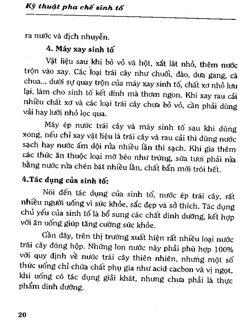 image for page Kỹ thuật pha chế sinh tố Làm đẹp và trị bệnh