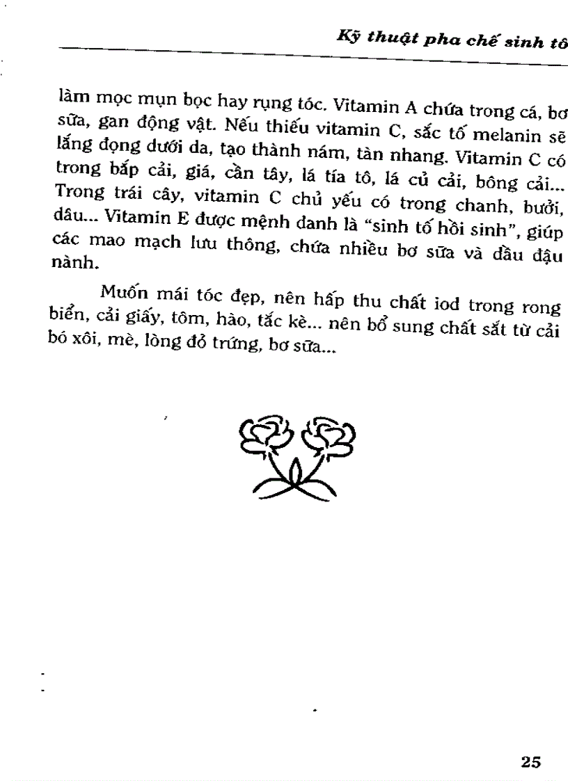 image for page Kỹ thuật pha chế sinh tố Làm đẹp và trị bệnh